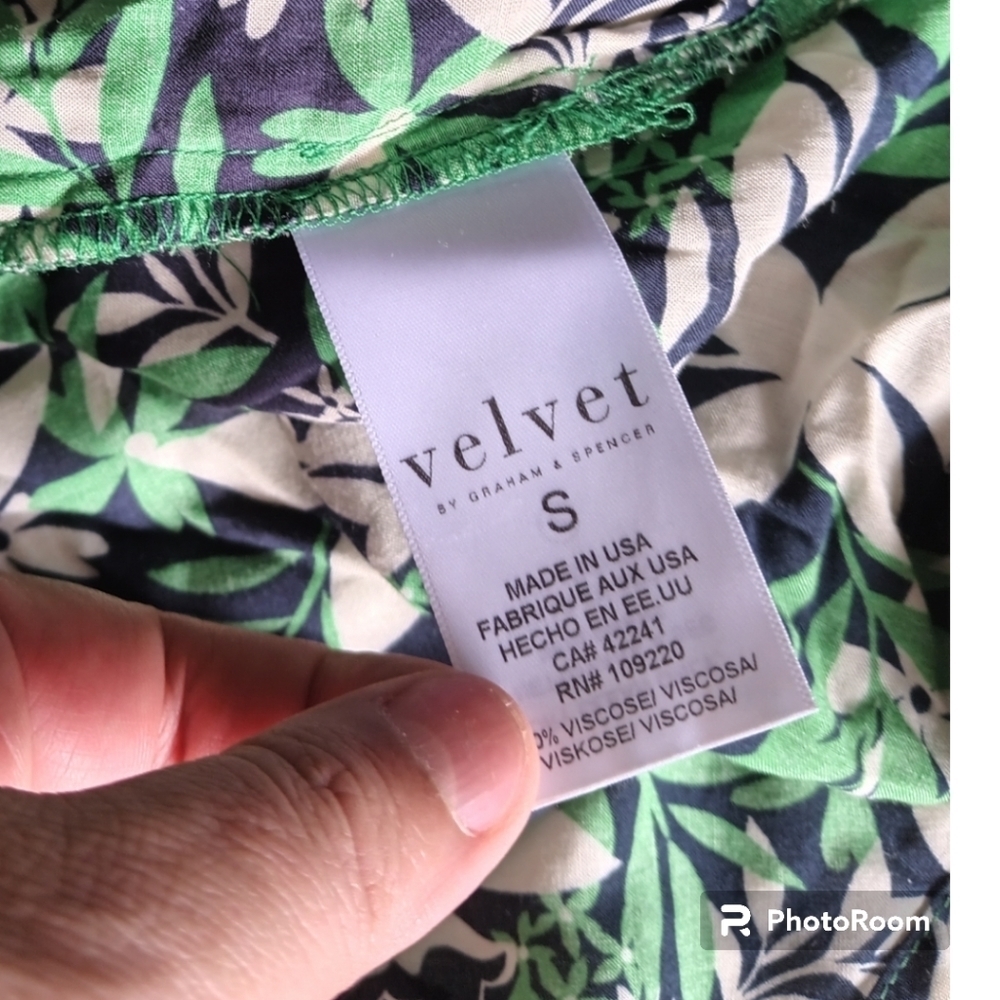 🦚Anthropologie Velvet By Graham & Spencer Susannah Wrap Midi Skirt. Size S - Picture 15 of 15